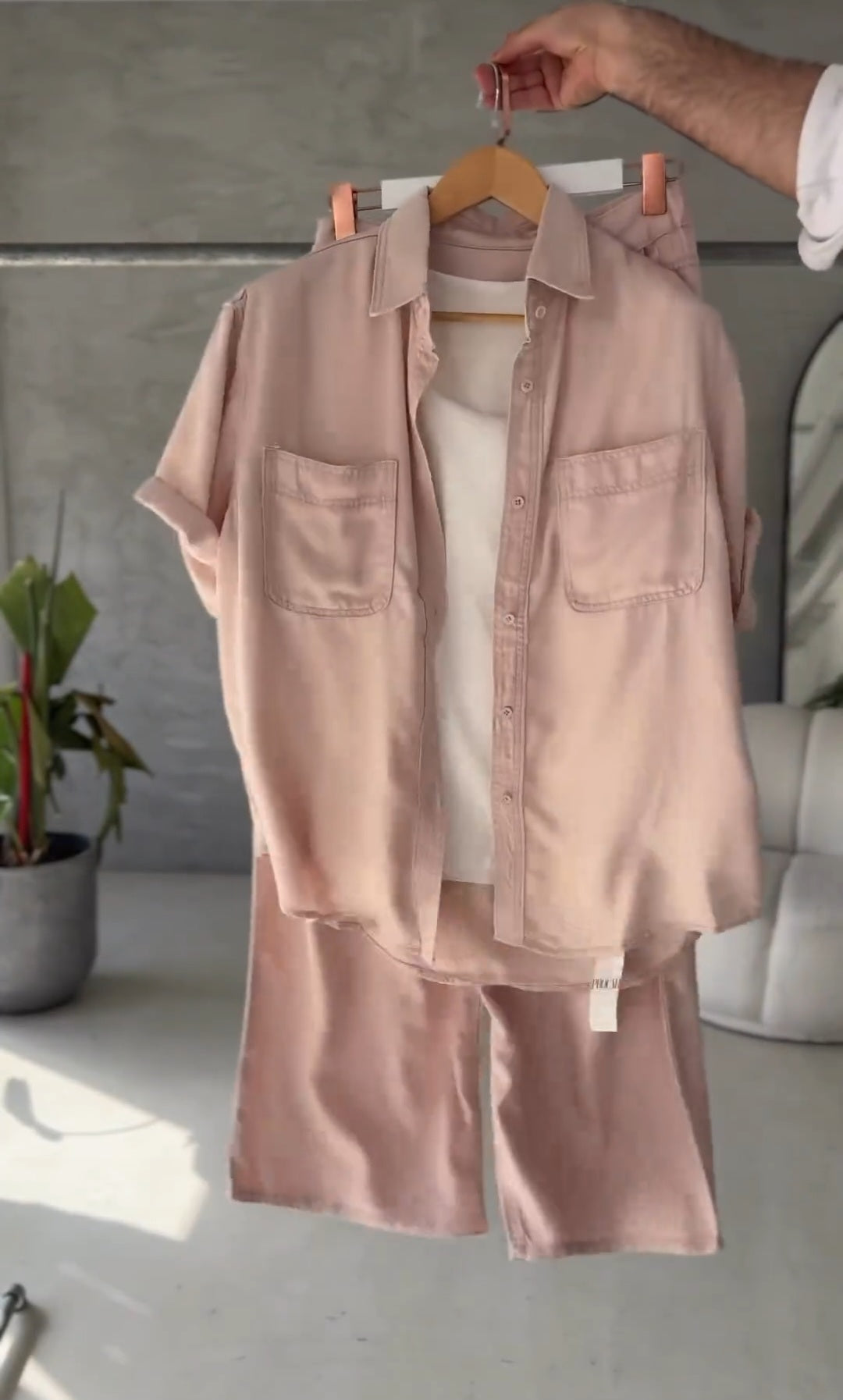 Women's Double Pocket Suit | Women's Pocket Shirt | Luxi Wears