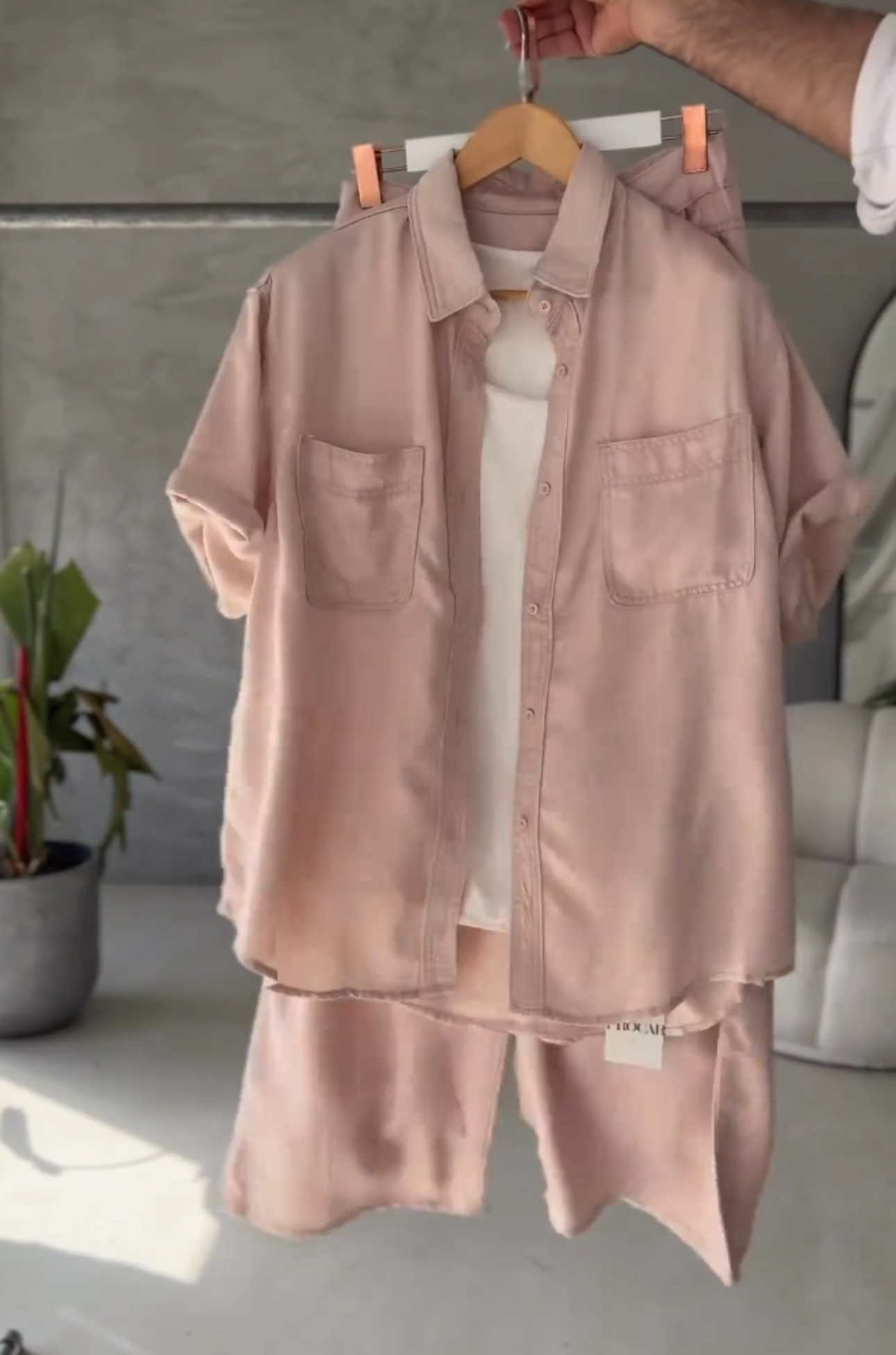 Women Double Pocket Set | Shirt & Trouser Set Women | Luxi Wears