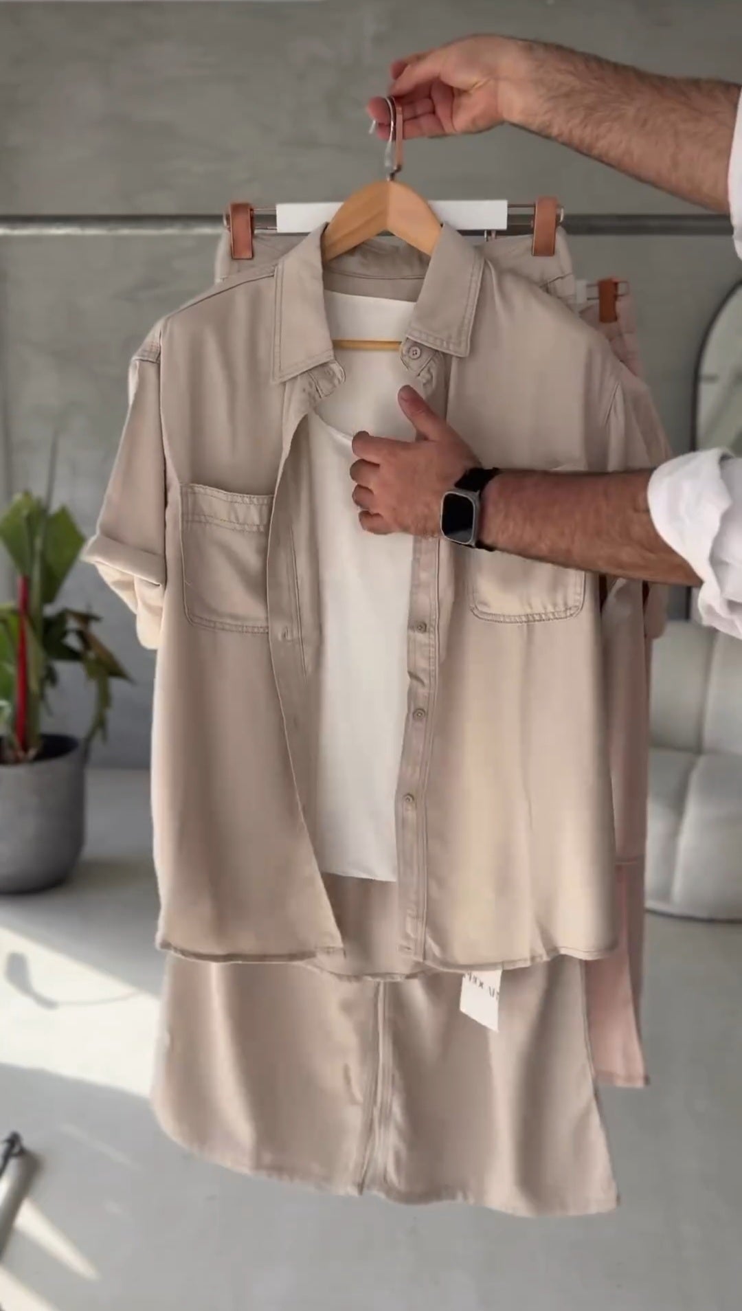 Women's Double Pocket Suit | Women's Pocket Shirt | Luxi Wears