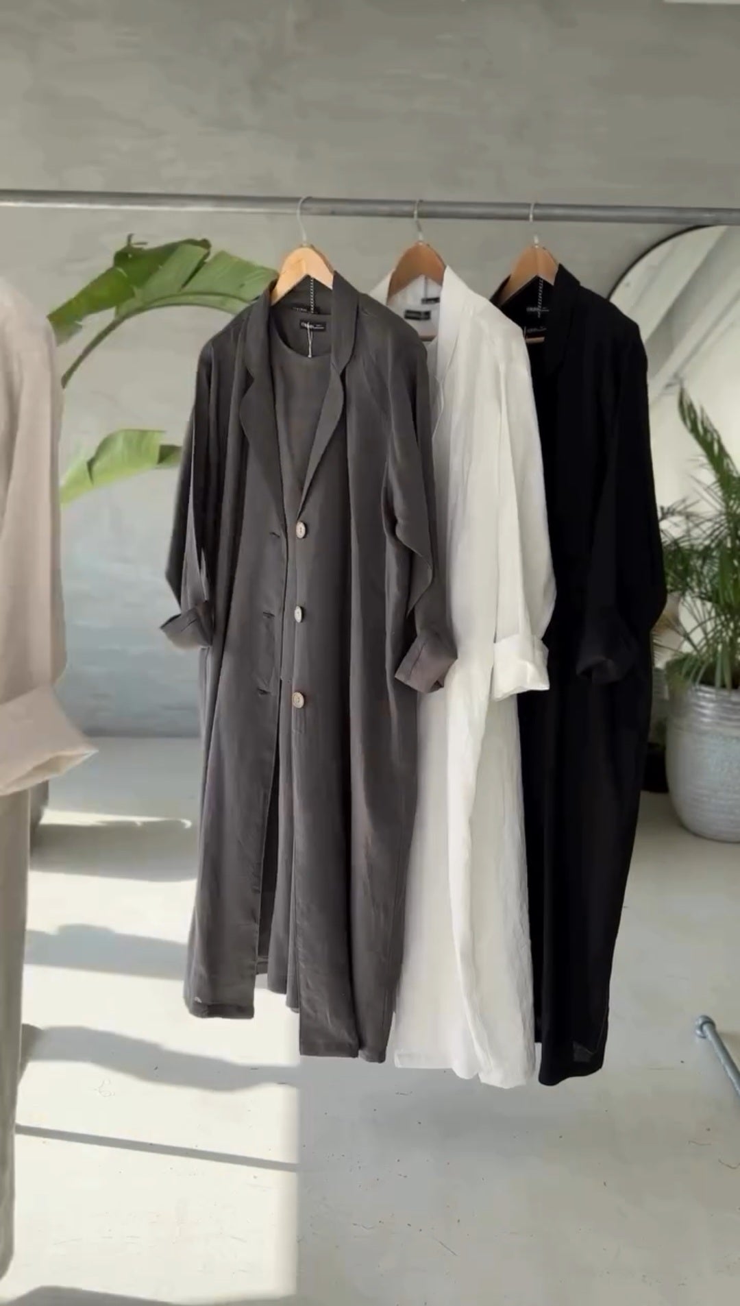 Women's Stylish Coat Set | Casual Long Coat Outfit | Luxi Wears