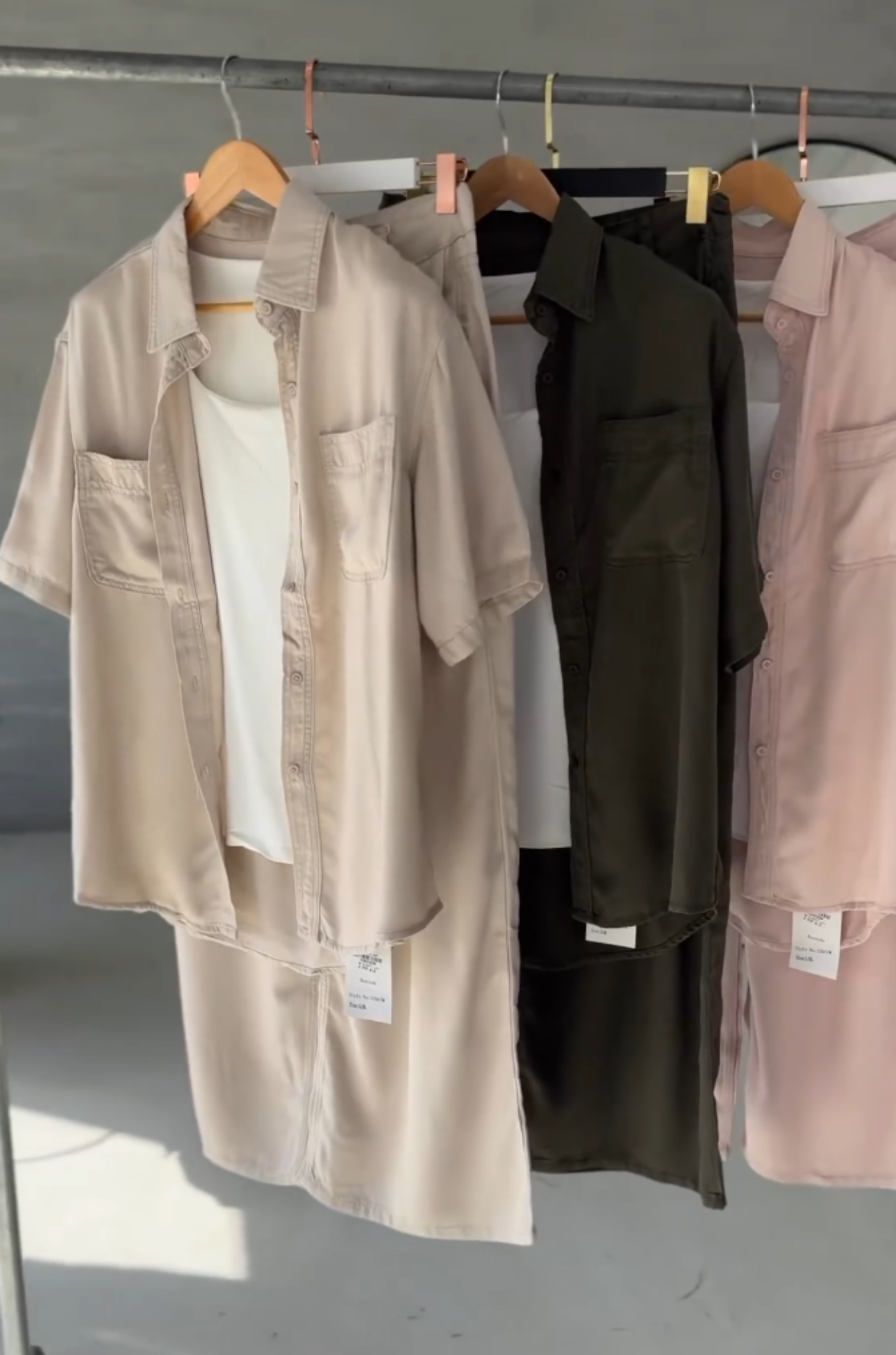 Women Double Pocket Set | Shirt & Trouser Set Women | Luxi Wears
