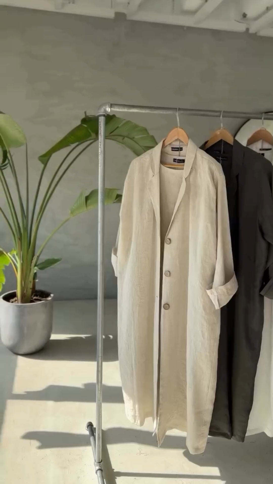 Women's Stylish Coat Set | Casual Long Coat Outfit | Luxi Wears