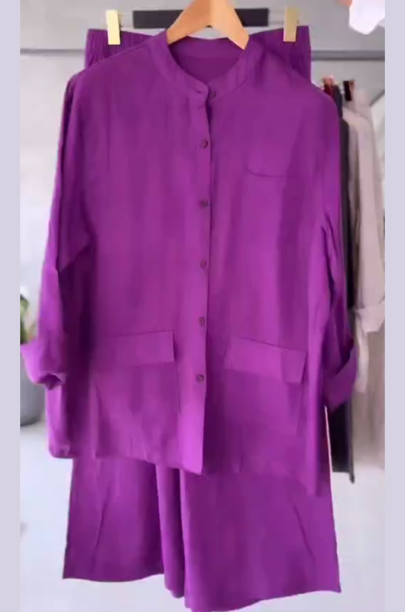Women's Shirt & Plazo Set T135