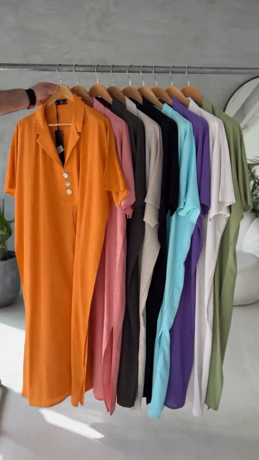 Poly Linen Long Shirt | Women Poly Long Shirt | Luxi Wears