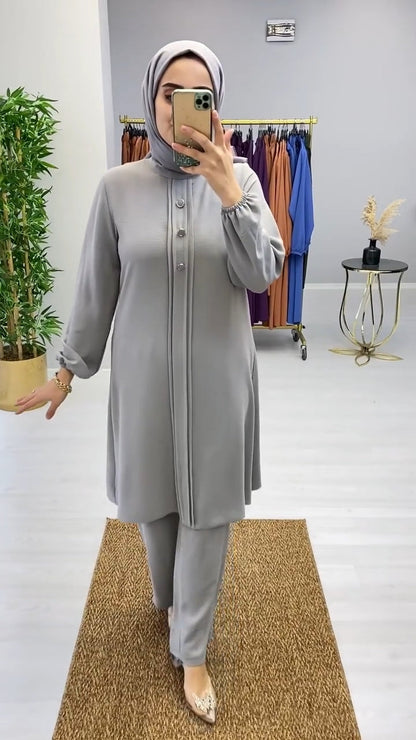 Long Linen Shirt & Trouser for Women