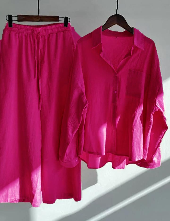 Women’s Palazzo Shirt Set | Palazzo Suit Set | Luxi Wears