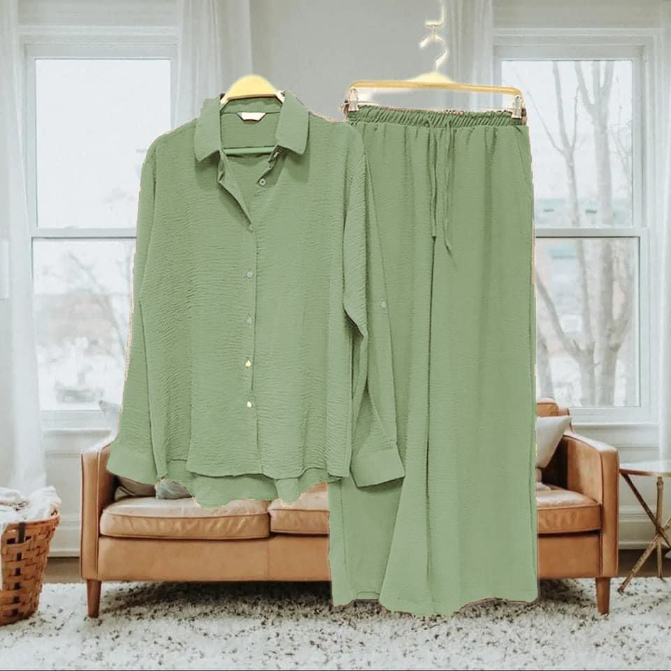 Womens Shirt Plazo Outfit | Shirt & Plazo Set | Luxi Wears