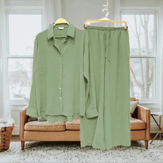 Womens Shirt Plazo Outfit | Shirt & Plazo Set | Luxi Wears