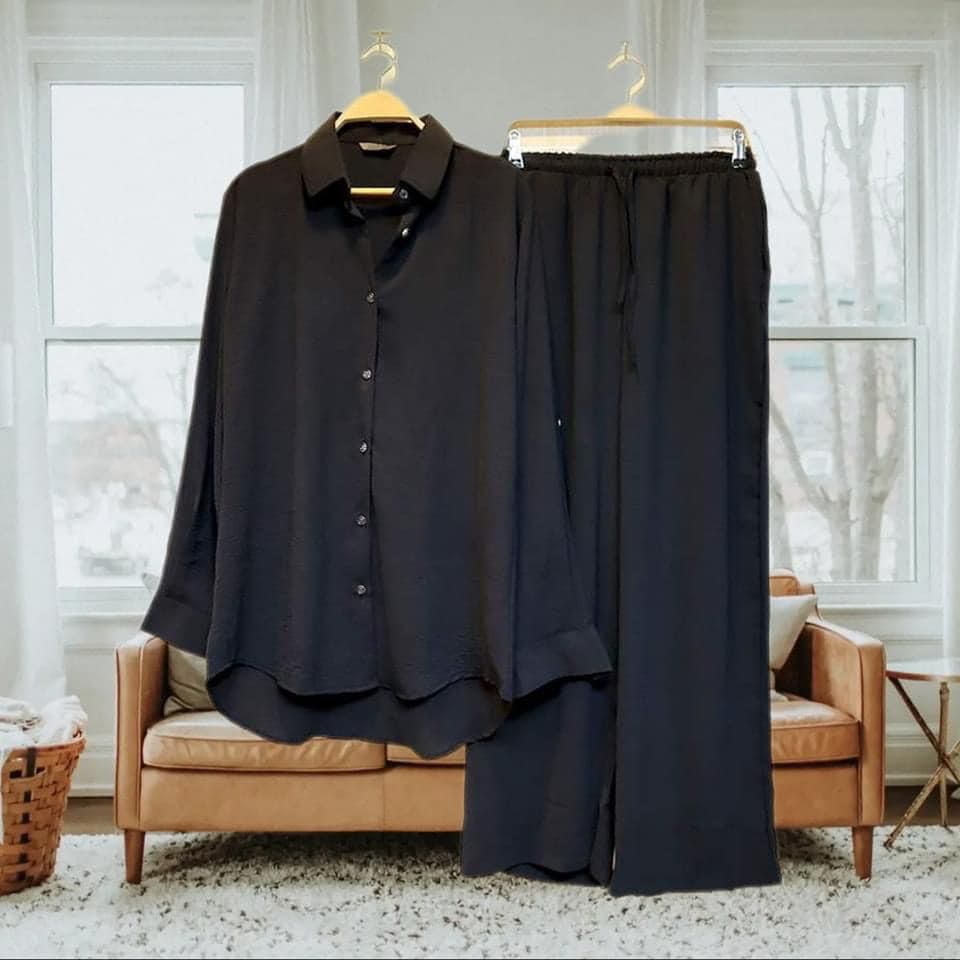 Womens Shirt Plazo Outfit | Shirt & Plazo Set | Luxi Wears