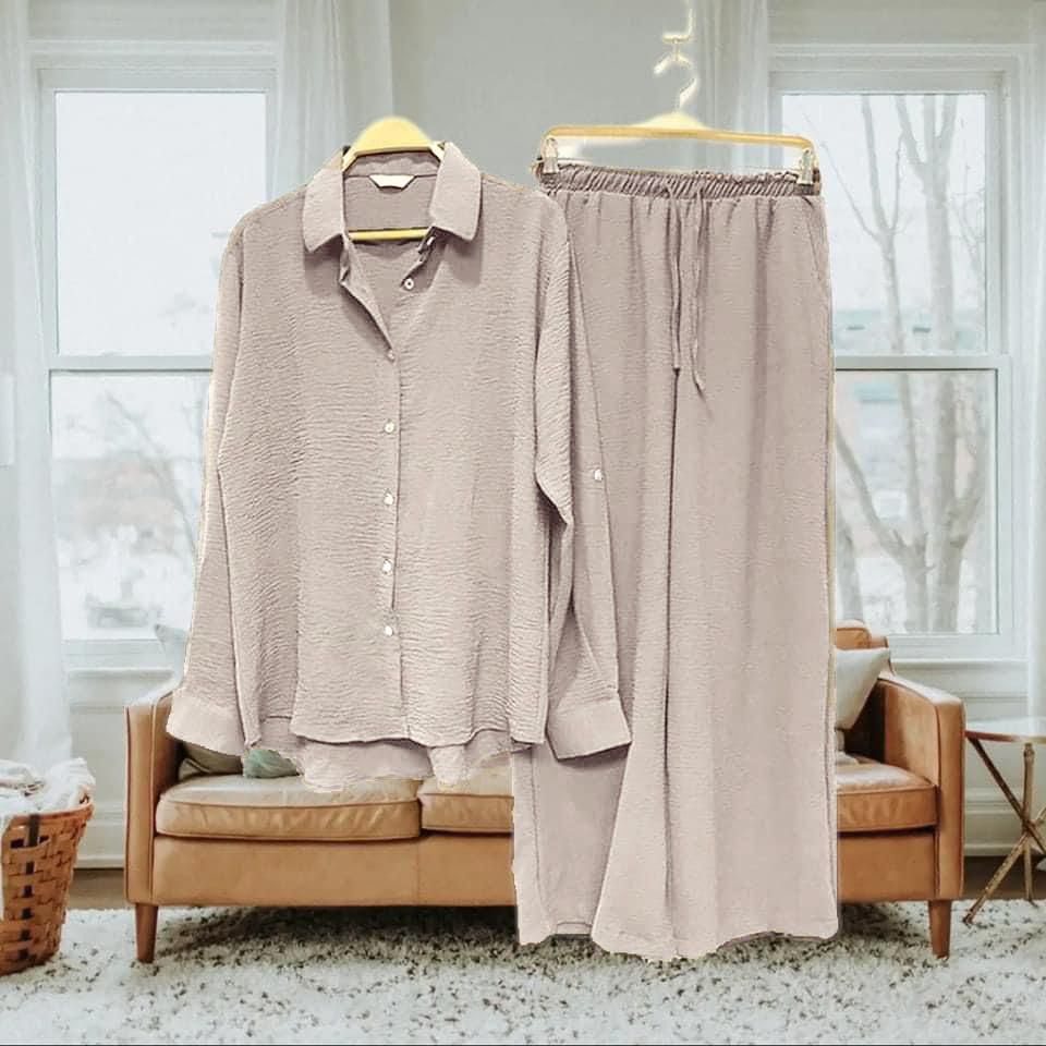 Womens Shirt Plazo Outfit | Shirt & Plazo Set | Luxi Wears