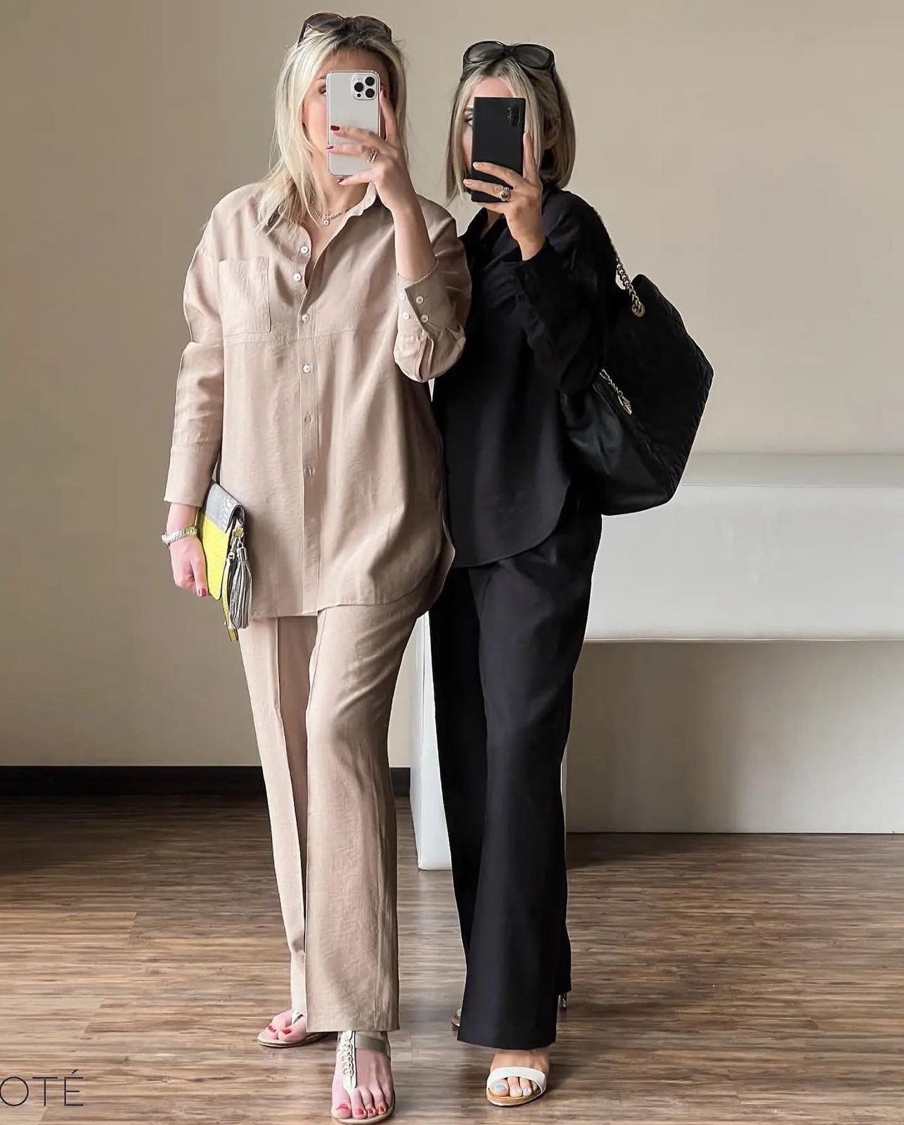 Women’s Linen Shirt Trouser Set | Linen outfit Set Women | Luxi Wears