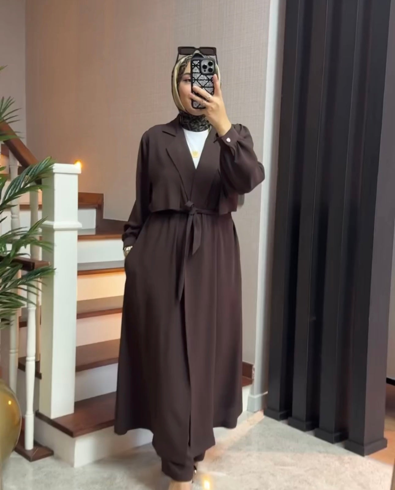 Women’s Long Coat Trouser Set | Casual Coat Shirt Trouser | Luxi Wears