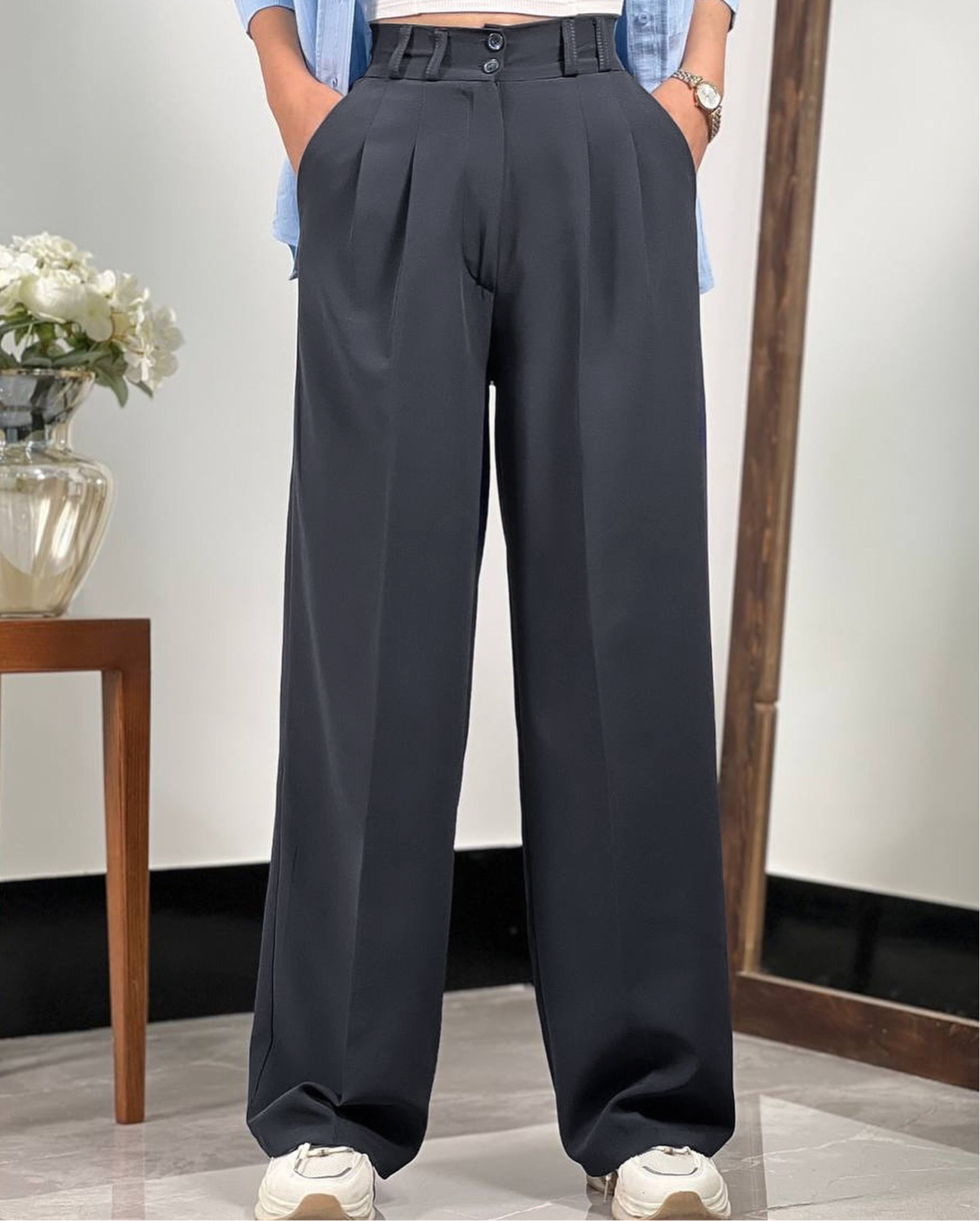 Womens Wide Leg Pants | Wide Leg Trousers For Women | Luxi Wears